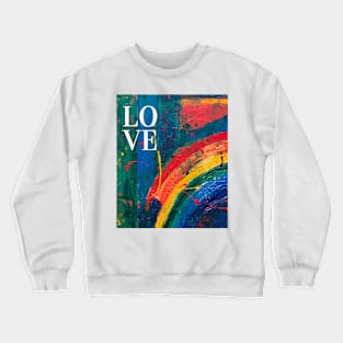 Colorful LOVE Crewneck Sweatshirt